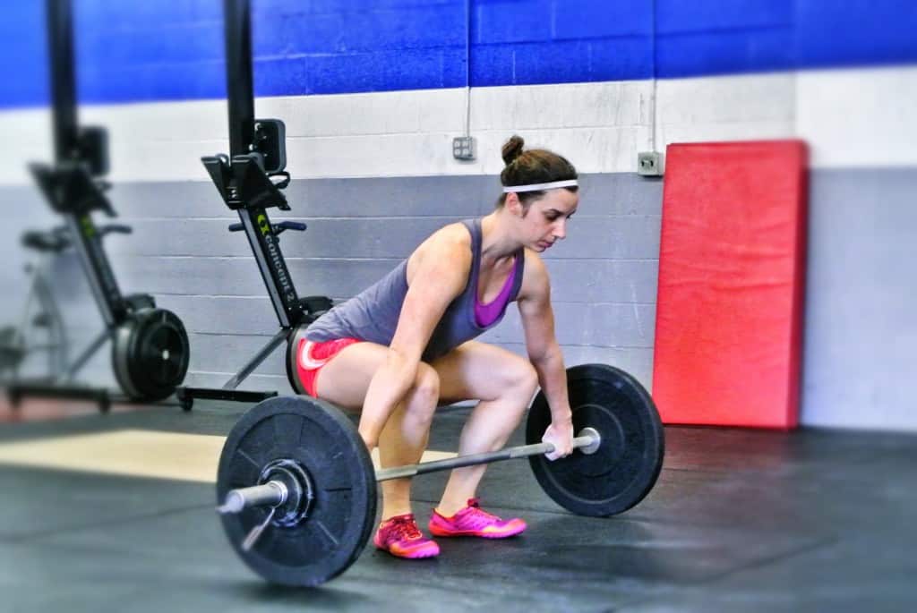 Whitney with a good looking snatch set up