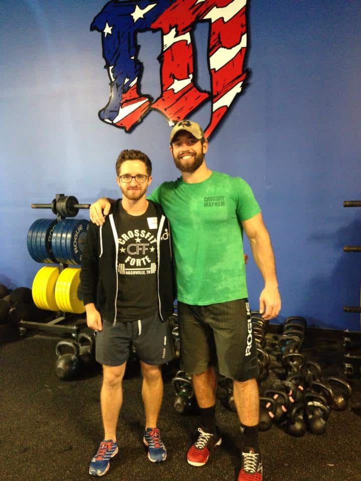 Clyde and The Fittest Man on Earth, Rich Froning at the Level 1 Seminar in Cookeville, TN