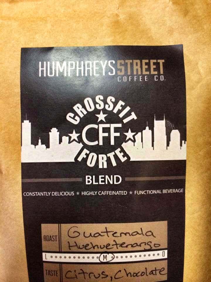 Constantly delicious, highly caffeinated, functional beverage - Humphrey's Street Coffee Company's CrossFit Forte Blend